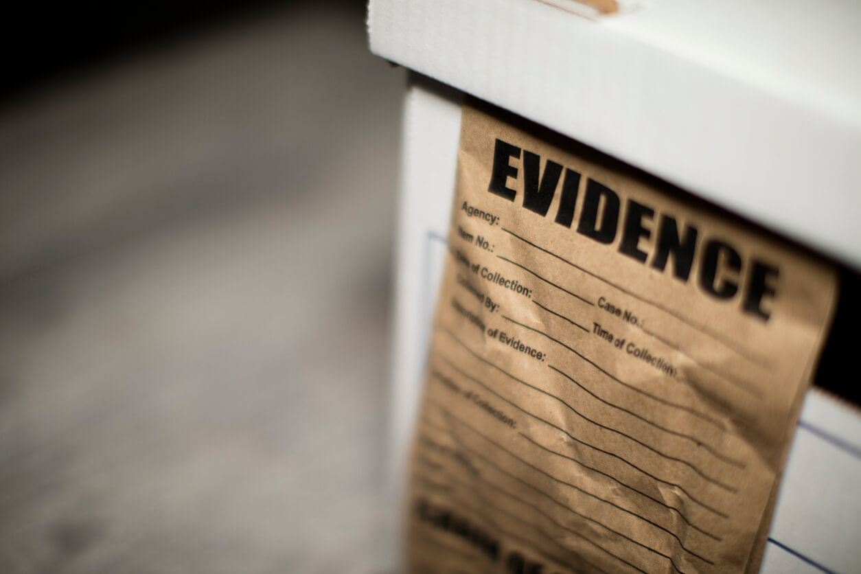 bag of evidence