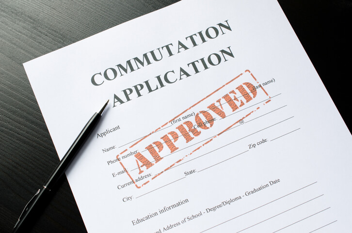 commutation application - approved
